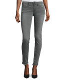 Le Skinny de Jeanne Double Raw-Hem Jeans, Marview