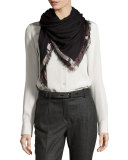 Luna Soffio Sciarpa Scarf, Black