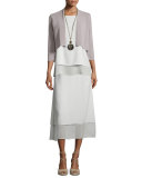 Open-Front Short Cardigan, MiIkwood