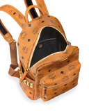 Stark Side-Stud Mini Backpack, Cognac