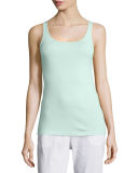 Scoop-Neck Long Slim Tank