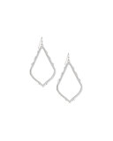 Sophee Earrings, Rhodium Plate