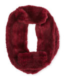 Rabbit Fur Infinity Scarf
