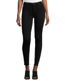 Nico Mid-Rise Super Skinny Jeans, Black