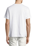 Argyle Inverted Logo T-Shirt, White