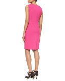 Ruffled One-Button Jacket W/ Dress