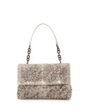 Olimpia Tobu Ayers Shoulder Bag, Natural