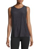 Featherweight Space-Dye Twisted Open-Back Tank