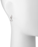 Flower Diamond Dangle Earrings
