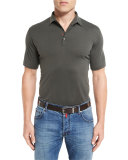 Pelleovo Jersey Polo Shirt, Green