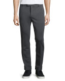 Stretch-Flannel Pants, Charcoal