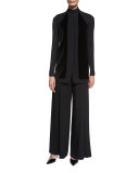 Cecil Lightweight Long-Sleeve Turtleneck, Black