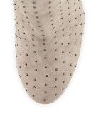 Hachiro Mini-Stud Ankle Boot, Gray