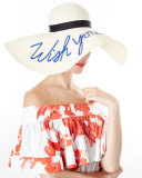 Sunny Floppy Sun Hat, Ivory