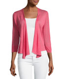4-Way 3/4-Sleeve Cardigan, Pink
