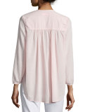 The Picnic V-Neck Shirt, Forever Pink