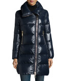 Joinville High-Collar Puffer Jacket, Navy