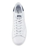 Stan Smith Fashion Sneaker, White/Collegiate Navy