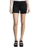 Mason Mid-Rise Shorts, Black