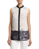 Janice Flare-Leg Jeans, White 