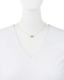 Brie Statement Necklace in Yellow Gold Plate