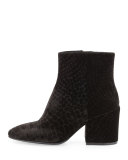 Erika Velvet Ankle Boot, Black