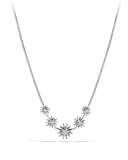 Starburst Five-Station Necklace with Diamonds