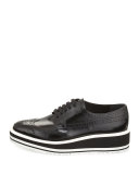 Spazzolato Microsole Lace-Up