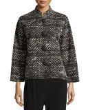 Boxy Lightweight Herringbone Jacket 