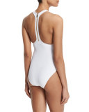 Stella Zip-Back One-Piece Swimsuit