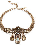 Crystal Golden Shadow Necklace