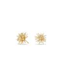 Supernova Diamond Earrings in 18K Gold