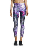 Paint-Splatter Performance Leggings