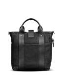 Men's Leather Commuter Tote Bag