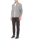 Four-Pocket Relaxed Trousers, Charcoal