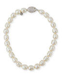 14mm Baroque Simulated Pearl Necklace, 18"