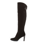 Raffaela Weatherproof Knee Boot, Black