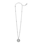Sterling Silver Caviar Spark Pendant Necklace