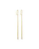 18k Glamazon Stardust Elongated Earrings with Diamonds