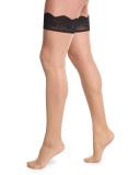 Lace-Filigree Stay-Up Thigh-Highs