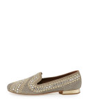 Henly Studded Suede Loafer, Beige