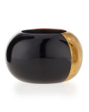 Gold Foil Stretch Bangle Bracelet