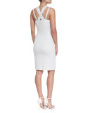 Triade Knit Halter Dress w/ Embellished Straps
