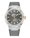 F-80 Stainless Steel Watch, Gray