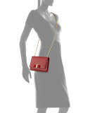 Miss Vara Bow Clip Crossbody Bag, Rosso