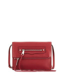 Regan Small Leather Clutch Bag, Tawny Port