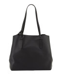 Izzy Unlined Tote Bag, Black