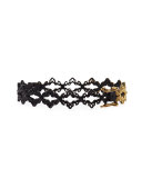 Old World Open Scroll Huggie Bracelet
