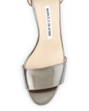 Lauratomod Specchio Ankle-Wrap Sandal, Anthracite