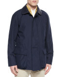 Windstorm Jacket with Cape Back